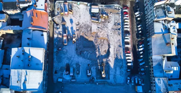 Mimo zimy na terenie miasta trwają inwestycje drogowe