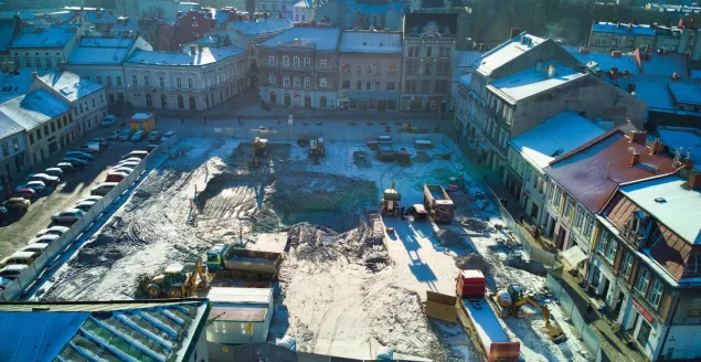 Mimo zimy na terenie miasta trwają inwestycje drogowe