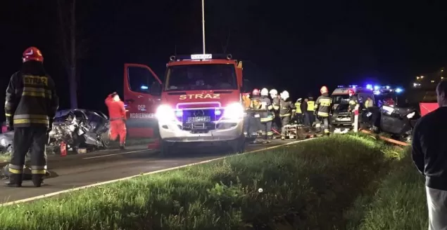 Śmiertelny wypadek na DK-52 w Bujakowie - 18.04.2016