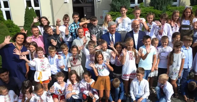 Marszałek Senatu spotkał się z ukraińskimi dziećmi - 22.08.2019