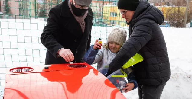 "Maluch" na nakrętki pojawił się na os. Złote Łany - 15.01.2021