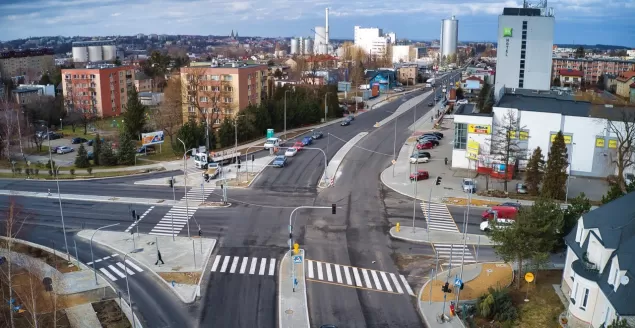 Rozbudowa DK 52 (ul. Krakowskiej/ul. Żywieckiej) w Bielsku-Białej - stan prac na 29.02.2020 r.