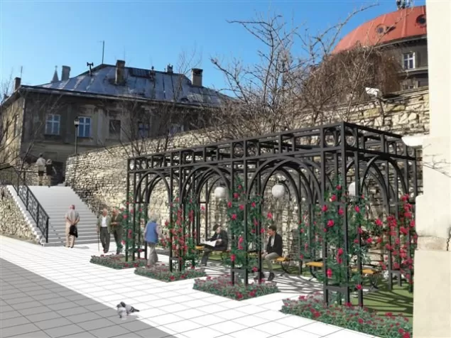 Projekt przebudowy otoczenia Zamku Sułkowskich