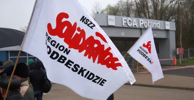 Pikieta pracowników FCA Powertrain - 11.04.2019