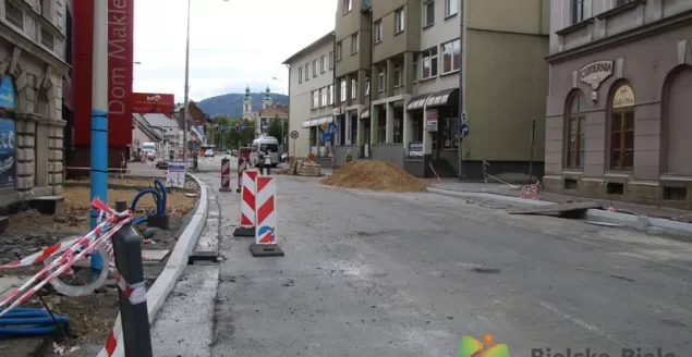 Roboty na ulicy Stojałowskiego