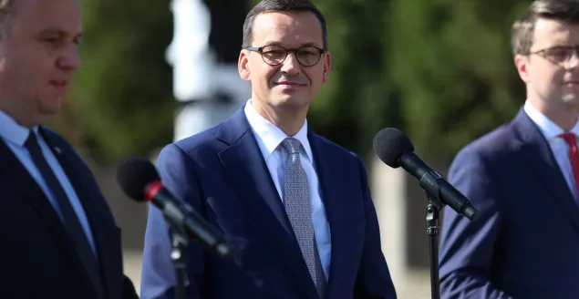 Premier Mateusz Morawiecki w Porębie - 05.09.2019
