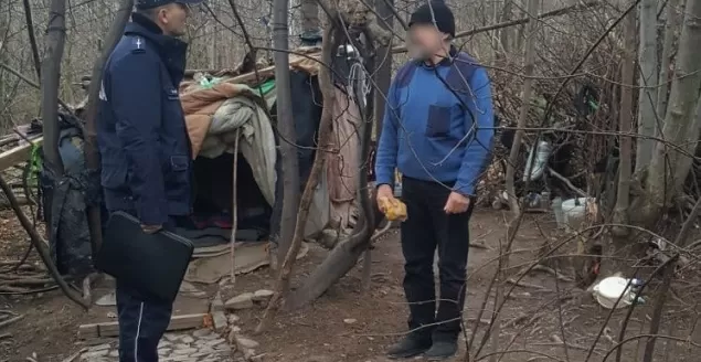 Dzielnicowi pomogli bezdomnemu
